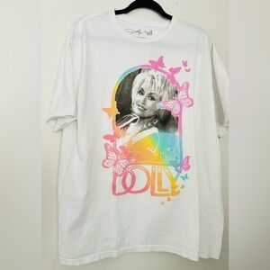 Dolly Parton, Women’s Floral Graphic T-Shirt (Unisex)